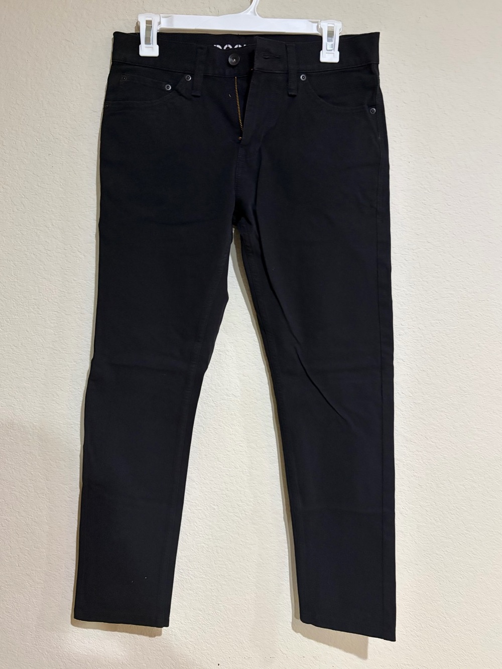 Dockers Mens Smart Flex Slim Fit Pants 28x28 Black Jean Cut Stretch Casual Chino